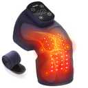 Red Light Therapy & Vibration Massage Knee Brace: Wireless Rechargeable, with 660nm&850nm Light & Heating Function Relief for Knee, Joint, Elbow & Shoulder Pain, Promotes Faster Recovery