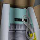 OLIXIS Ice Maker Machine with Handle,26lbs in 24Hrs,9 Ice Cubes in 6 Mins,Auto-Cleaning Portable Ice Maker with Basket and Scoop, Countertop Ice Maker for Home/Kitchen/Camping/RV, Sleek Green