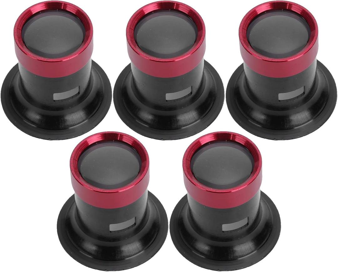Watch Repair Loupe 5pcs Watchmaker Magnifying Glass Lens, Lightweight Solid Aluminum Alloy Eye Magnifier Loupe Repair Watch Magnifying Glass, Antiques Jewelry Watch Loop Magnifier