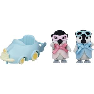 Calico Critters Penguin Babies Ride 'n Play - Doll Playset 