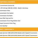Transmission Service Kit w/ 8L ATF for Mercedes Sprinter 2500 & 3500 Models with 5 Speed Trans (2010-2018)