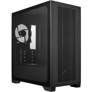 Cooler Master Elite 301 Lite Micro-ATX High Airflow Minimalist PC Case, 365mm GPU Max, Compatible RTX 5080|RX 7090 XT, 280mm AIO Max, Type C, Tempered Glass, 120mm PWM Fan, Intakes Grill
