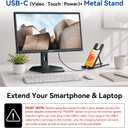 24 Inch USB-C Touchscreen Monitor Height/Pivot/Swivel/Tilt Adjustable VA