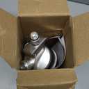 Homemade Whipped Cream Dispenser,500ml/ 1 Pint Cream Whip Canister with 6 Decorating Nozzles and Cleaning Brush,Leak Free Whipped Cream Maker for Desserts, Dips,Use 8g Whipped Cream Charger (Silver)