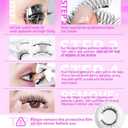 Meylora Magnetic Eyelashes with Applicator Natural Look, Reusable Eyelashes Magnetic Lashes, No Glue Needed Wispy False Lashes Kit Easy to Wear and Remove (Camellia+Devil)