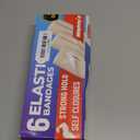 High-Performance Elastic Bandage Wrap - 6 Pack (2x2in, 2x3in, 2x4in) - Self-Closing Strong Compression Bandage Wrap for Leg, Ankles, Wrists, and Knees - for First Aid Kit and After Surgery Recovery