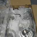 VOLISUN Brushed Nickel Bathroom Light Fixtures, 4-Light Bathroom Vanity Light Over Mirror, Modern Vanity Lights for Bathrooms, Bathrooms Lights Fixtures Over Mirror with Clear Glass Shades