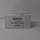 BUCLA 20 pcs 12 oz Pink Plastic Cups - Premium Unbreakable Disposable Pink Drinking Cups - Ideal for Wedding, Party & Valentine's Day