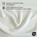 DOZ Duvet Cover Set, 100% Viscose derived from Bamboo, Organically Grown, Buttery Soft, Cooling Duvet Covers, High GSM, 1 Duvet Cover and 2 Pillowcases, 106"x90" (Ivory, King/Cal King)