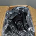 King Koil Luxury Full Size Plush Pillow Top Air Mattress with Built-in High-Speed Pump for Home, Camping & Guests 20" Inflatable Double High Blow Up Airbed, Durable, Waterproof (Black)