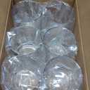 US Acrylic Classic Clear Plastic Reusable Drinking Glasses (Set of 6) 12oz Rocks Cups | BPA-Free Tumblers, Made in USA | Top-Rack Dishwasher Safe