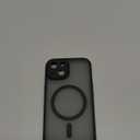 ImpactStrong Magnetic Guard Designed for iPhone 15 Case [Camera Protection] [Military Grade Drop Tested] [Compatible with MagSafe] Slim Translucent Matte Phone Case (6.1") - Black