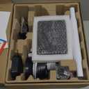 Sainlogic Weather Stations Wireless Indoor Outdoor SA6, Weather Station with Rain Gauge and Wind Speed, Weather Forecast, Temperature, Air Pressure, Humidity, Moon Phase, Alarm Clock(No WiFi)