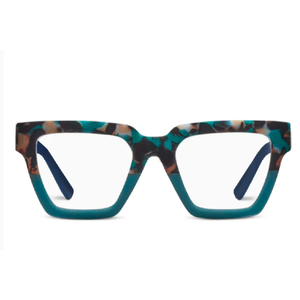 PEEPERS READING GLASSES - TAKE A BOW - BOTANICO/TEAL +1.00