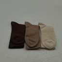 Bzoinien Thin Crew Socks for Women, Ladies Soft Cotton High Calf Boot Sock for Trouser, Dress, Business