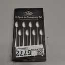 7.5 Inches Rainbow Stainless Steel Ice Tea Spoon,Set Of 8 Long Handle Coffee Stirring Spoons,Multicolored Sundae Spoons,Colorful Cocktail Mixing Spoon