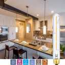 E26 Tube Bulbs 40 Watt Dimmable Light Bulb 3000K Soft White T10 Edison Style Filament Light Bulb 4W LED Edison 8.9 Inch Long Tubular Bulb 400Im Clear Glass,4 Pack.