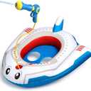 HopeRock Pool Floats Toys for Kids with Water Gun - Inflatable Ride-on Pool Toys for Kids Ages 3-8, Toddler Pool Float, Summer Outdoor Water Pool Games Toys for Boys and Girls