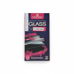 Defenslim Screen Protector for iPhone 11 Pro Max (2Pack), Easy Auto-Align Install Kit, 6.7" Tempered Glass, 9H Hardness, Ultra HD Clear, Case Friendly, EasyShield