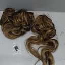 Claw Clip Ponytail Extension 18" Clip in Wavy Ponytail Hair Extensions Long Pony Tails for Women Extensions Ash Blonde Mix Light Brown Wave Hairpiece