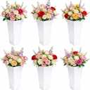 Flower Buckets, 13.4-inch Floral Buckets , Plastic Flower Buckets,Flower Buckets for Flower Bar, Floral Buckets For Cut Flowers