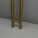 TOGU TG-6012 24 inches Solid Standoffs Heavy-Duty Commercial Grade-304 Stainless Steel Push Pull Door Handle/Barn Door Pull Handle/Glass Pulls, Satin Gold Finish (24 inches/1.26 inches Cross Section Diameter)