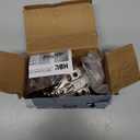 HBL' 2 Pack 165 Degree Soft Close Cabinet Hinges, Half Overlay Kitchen Cabinet Hinges, Concealed European Hinges for Lazy Susan, Pie Corner Cabinet, Open Widely and Easy Access