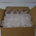 12Pcs Glass Cylinder Vase for Centerpieces 5 Inch Clear Flower Vases Bulk, Glass Hurricane Candle Holder Small Floral Vases for Table, Floating Candle Vase for Wedding Home Dcor