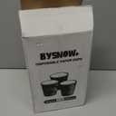 BYSNOW 300 Pack 3 oz Paper Cups, Disposable Bathroom Cups, Small Mouthwash Cups, Mini Paper Cups for Bathroom(Mixed Colors), 300pack-Cyan&Blue&Pink