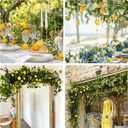 Dallisten 12PCS Artificial Lemons Lifelike Fake Yellow Lemons for Kitchen Decor, Fruit Bowl, Lemonade Party, Photo Props & Summer Table Decorations Realistic Faux Fruit for Home & Events