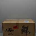 Walkers for Seniors, Rollator Walker with Seat, 350 lb Weight Capacity, 18" Big Seat, 8" All-Terrain Wheels, 6-Level Adjustable Height, Lightweight Aluminum Frame Rollator Walkers for Seniors (Gray) (Grey)