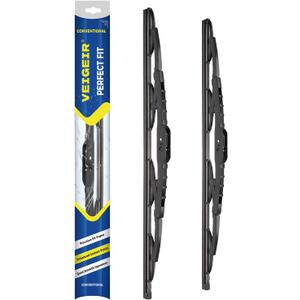 26inch + 19 inch Steel Frame Windshield Wiper Blades,Compatible with HONDA Accord 2017-2008 Crosstour 2014-2012 SUBARU Outback 2014-2010 and More Model Conventional Front Wiper (Pack of 2)