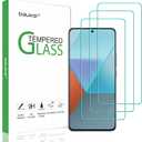 (3 Pack) Compatible for Xiaomi Redmi Note 13 Pro 5G / Redmi Note 13 Pro Screen Protector Tempered Glass, Touch Sensitive,Case Friendly, 9H Hardness