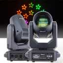 LED Moving Head Light 200W Beam+Spot+18 Rotating Prisms+Rainbow 12 GOBO 8 Color Effect Dj DMX Stage Light Effect Light Disco Bar