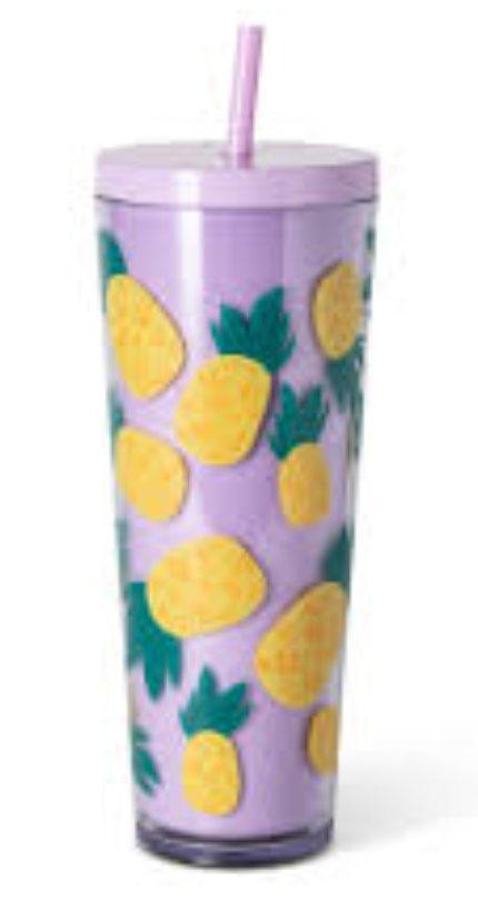 Everyday Living® Plastic Tumbler - Pineapple, 24 fl oz -