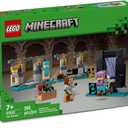 LEGO Minecraft The Armory Building Set, Includes Popular Minecraft Figures Alex and Armorsmith, Action Toy for Gamers and Kids, Gift for Boys and Girls 7 Years Old and Up, 21252