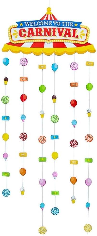 Carnival Door Curtain with Border