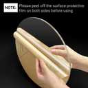 2 Pieces 1/8" Round Plexiglass Sheet, 24 Inch Diameter Clear Acrylic Circle, Round Cake Disk Acrylic Sheet, Plexiglass Table Top, Acrylic Backdrop