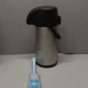 Airpot Coffee Dispenser Thermal with Pump,3L/102 Oz Insulated Stainless Steel Large Airpot Coffee Carafe Lever Action for Hot/Cold Water,Thermal Carafe for Hot Cocoa for Parties (101.4 Ounces)