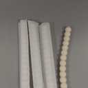 MAITREYA Ivory Tall Taper Candle Stick Candles Spiral Taper Candles-Set of 4 for Decoration Weddings Party Church-Unscented Dripless Candles,10inch(D-Ivory-New)