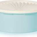Tupperware Heritage Collection 7.6 Cup Cookie Canister, Vintage Blue Color, Dishwasher Safe and BPA Free Container (1.8 L)