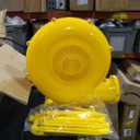470W Yellow Air Blower for Inflatable Bounce House, Water Slide, Jumping Castle, Inflatable Screen and Inflatable Tent, Dual Use for Yard Leaf Blowing