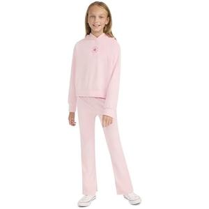 Converse Girls' Velour Hoodie and Flared Legging Set Size Small