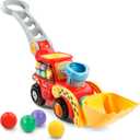 VTech Pop-a-Balls Push and Pop Bulldozer, Red