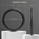 2.50-16 4PR TT 36P Dirt Bike Front/Rear Tire and Heavy Duty Inner Tube Compatible with 2.50-16 Off Road Pit Bike/Motorcycle Tire(P-121)
