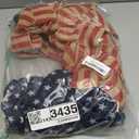 Patriotic Front Door Wreath, 24" 250 Anniversary USA Wreath 4th of July Independence Day Decorative Wreath for Front Door America Patriotic Flag Burlap Farmhouse Memorial Day Window Decor