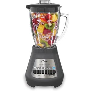 Oster Classic Series 8-Speed Blender with 6-Cup Glass Jar, Gray