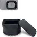 Metal Lens Hood for Ricoh GR IIIx GR IIIx HDF GR3x GR3x HDF Digital Camera, Bayonet Lens Shade with Hood Cap for Better Protection