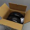 GICOOL 9x3.50-4 Flat Free Lawn Mower Tire and Wheel, Smooth Tread Tire for Zero Turn Mowers, Bearing Bore 3/4" & 5/8", Centered Hub Length 3.5"-4"-4.5"-5", 2 PCS