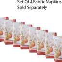 Home Bargains Plus Thanksgiving Contemporary Orange Pumpkin Tablecloth, 60 x 84 Inch Rectangle, Fall Harvest Easy Care Fabric Table Cover (Multi Heritage Pumpkin)